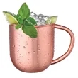 Mosconi Copper Plated Moscow Mule Mug | https://www.bestnamebadges.com