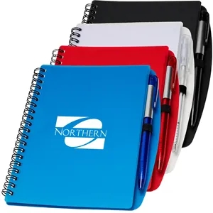 Durable PP Cover RIng Notebook with Matching Pens