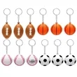 Foam Squeeze Ball Keychain | https://www.bestnamebadges.com