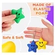 Star Stress Ball Keychains | https://www.bestnamebadges.com