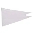 2.5' x 4' Polyester Burgee Flag Single-Sided | https://www.bestnamebadges.com