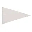 2.5' x 4' Polyester Pennant Flag Single-Sided | https://www.bestnamebadges.com