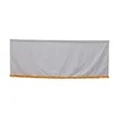3' x 8' Parade Banner Straight Bottom w/Gold Fringe | https://www.bestnamebadges.com