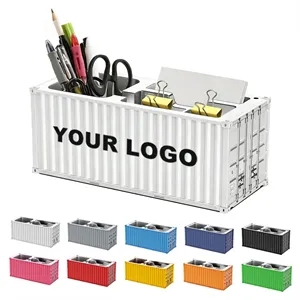 Shipping Container Style Pen Holder