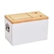 Wood Top Cooler | https://www.bestnamebadges.com