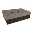 9 3/4" x 7" Leatherette Gift Box | https://www.bestnamebadges.com