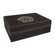 8"x6 3/8" Premium Leatherette Gift Box | https://www.bestnamebadges.com
