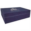 12 1/4"x8 1/4" Premium Leatherette Gift Box | https://www.bestnamebadges.com