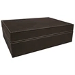 12 1/4"x8 1/4" Premium Leatherette Gift Box | https://www.bestnamebadges.com