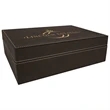 12 1/4"x8 1/4" Premium Leatherette Gift Box | https://www.bestnamebadges.com