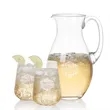 Florence Glass Beverage Set | https://www.bestnamebadges.com