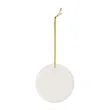 Round Ceramic Ornament | https://www.bestnamebadges.com