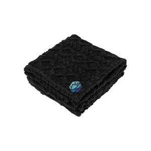 Powder Recycled Sherpa Blanket
