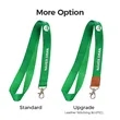 Imprinted Nylon Lanyards, Sizes 5/8"-1" | https://www.bestnamebadges.com