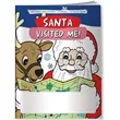 Coloring Book - Santa Visited Me! | https://www.bestnamebadges.com