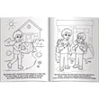 Coloring Book - Santa Visited Me! | https://www.bestnamebadges.com