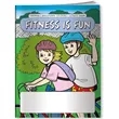 Coloring Book - Fitness is Fun | https://www.bestnamebadges.com