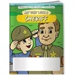 Coloring Book - My Visit with a Sheriff | https://www.bestnamebadges.com