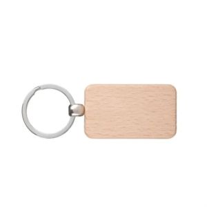 Oak Rectangular Keytag