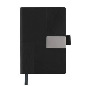 Small Linear Recycled PU Journal w/FSC® Paper