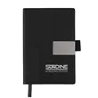 Small Linear Recycled PU Journal w/FSC® Paper | https://www.bestnamebadges.com