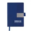 Small Linear Recycled PU Journal w/FSC® Paper | https://www.bestnamebadges.com