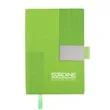 Small Linear Recycled PU Journal w/FSC® Paper | https://www.bestnamebadges.com