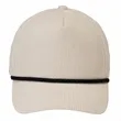 5-Panel Rope Halfmoon Buckram Corduroy Fabric Snapback Caps | https://www.bestnamebadges.com