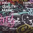 Custom Full Color Printed Performance Coach Jacket | https://www.bestnamebadges.com