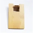 Wooden USB Flash Drive Card with Bamboo Design | https://www.bestnamebadges.com