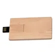 Wooden USB Flash Drive Card with Bamboo Design | https://www.bestnamebadges.com