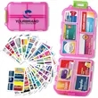 10-Compartment Pill Box with 147 Medication Label Stickers | https://www.bestnamebadges.com