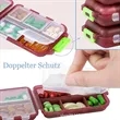 10-Compartment Pill Box with 147 Medication Label Stickers | https://www.bestnamebadges.com