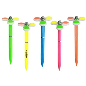 Plastic Fidget Spinner Ballpoint Pen with Custom Logo