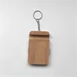 Bamboo Multi Charging Cable Set with Keychain | https://www.bestnamebadges.com