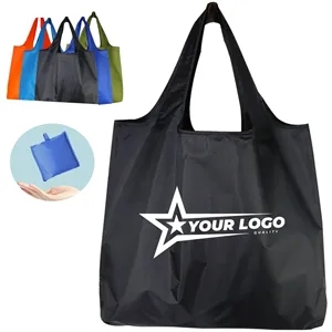 Foldable Nylon Shopping Tote Bag with Large Capacity