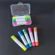 5 Piece Highlighter Marker Set in Clear Case | https://www.bestnamebadges.com