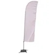 15' Value Blade Sail Sign Flag Kit Single-Sided Cross Base | https://www.bestnamebadges.com