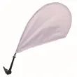 Mini Teardrop Sail Sign Flag w/Vehicle Base Kit Single-Sided | https://www.bestnamebadges.com