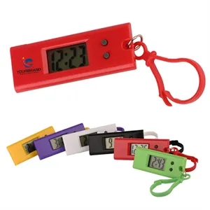Mini Digital Keychain Watch with Clip for Students