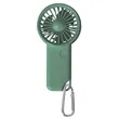 Portable Mini USB Rechargable Handheld Fan With Carabiner | https://www.bestnamebadges.com