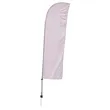 10.5' Value Blade Sail Sign Flag Kit Single-Sided Spike Base | https://www.bestnamebadges.com