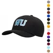 Cotton 6-Panel Structured Low Profile Velcro Closure Cap | https://www.bestnamebadges.com
