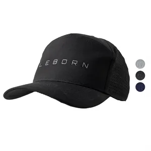 7 Panel Flat Bill Baseball Cap