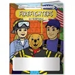 Coloring Book - Firefighters in Uniform | https://www.bestnamebadges.com