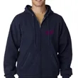 Hanes ComfortBlend Eco Smart Full-Zip Hoodies | https://www.bestnamebadges.com