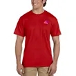 Gildan Dry Blend Moisture Wicking Pocket T-shirts | https://www.bestnamebadges.com