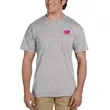 Gildan Dry Blend Moisture Wicking Pocket T-shirts | https://www.bestnamebadges.com