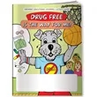 Coloring Book - Drug Free is the Way for Me! | https://www.bestnamebadges.com