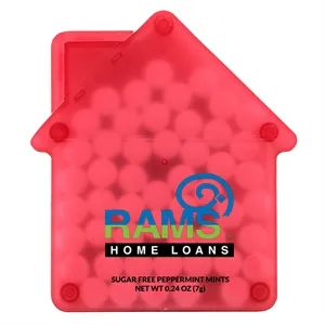House Shaped Credit Card Mints